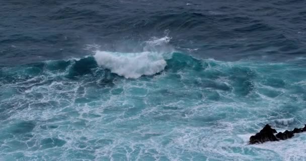 海の強い波 海の景色 — ストック動画