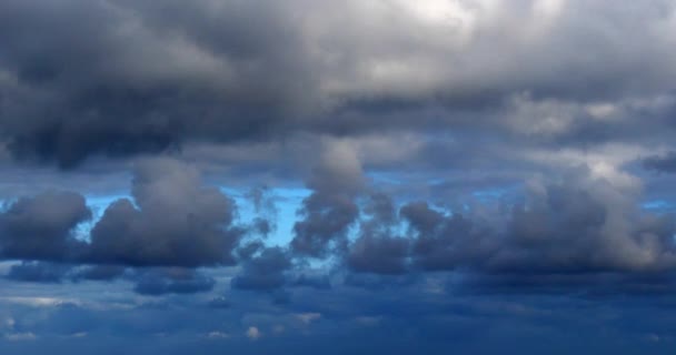 Bella Vista Panoramica Sulle Nuvole Nel Cielo — Video Stock