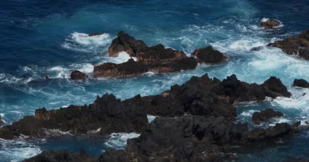 Ondas Fortes Mar Tempestuoso — Vídeo de Stock