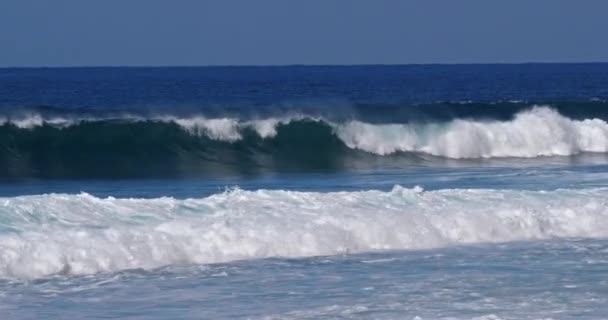 Fuertes Olas Mar Tormentoso — Vídeos de Stock