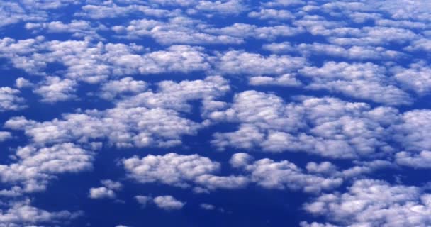 Bela Vista Panorâmica Sobre Nuvens Céu — Vídeo de Stock
