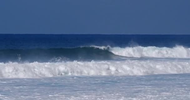 Ondas Fortes Mar Tempestuoso — Vídeo de Stock