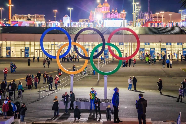 Sochi Rusia Febrero 2014 Parque Olímpico Fue Sede Principal Durante — Foto de Stock