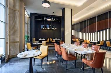 Gorky Gorod tatil Sochi Marriott Krasnaya Polyana River Cafe restoran iç