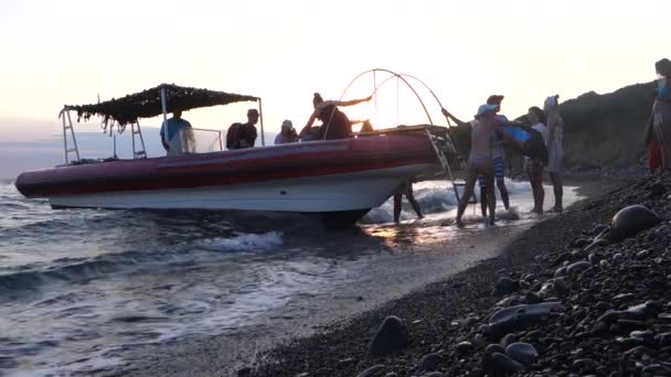 Anapa Rusko Červenec 2019 Turistická Doprava Kolem Utrish Reserve Lidé — Stock video