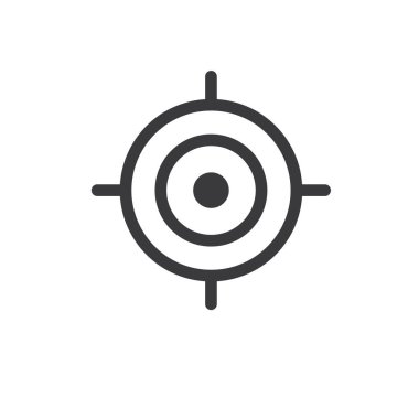 hedef simge konsept tasarım şablonu ağı