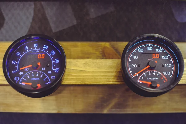 sale of motorcycle and car speedometers, dashboard.