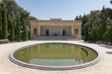 Yazd, Iran-Temmuz 2018: zoroastrian yangın Tapınağı Atash behram yazd eski şehir, Iran. Yangın Tapınağı, yazd, Iran 'da bir Zoroastrianism dini sitesidir.