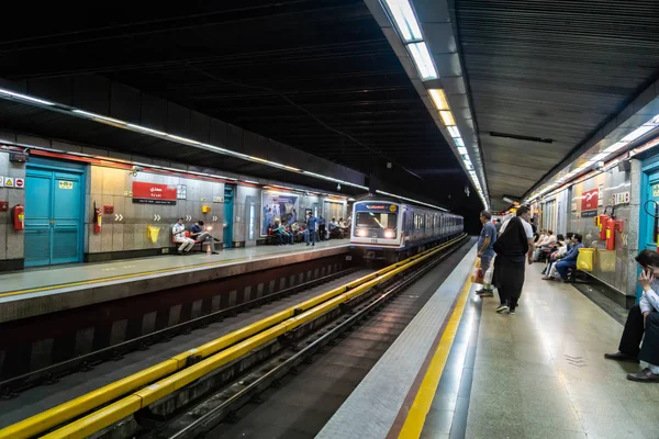 Tahran Ran Haziran 2018 Tahran Metro Tahran Metro Tren Istasyonu — Stok fotoğraf