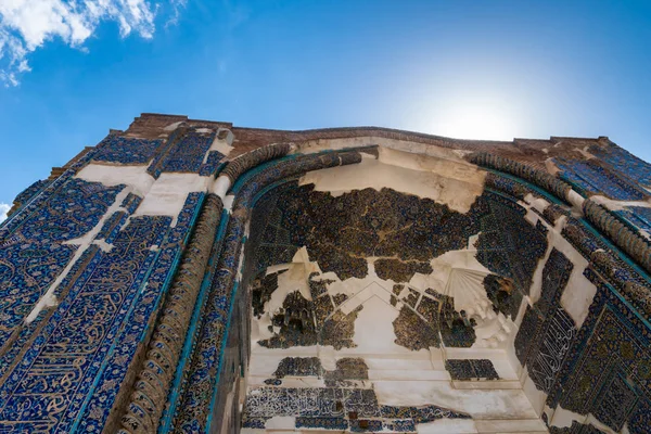 Μπλε Τζαμί Στο Ταρίτζ Ιράν Τζαμί Κατασκευάστηκε 1465 Ταμπρίζ Επαρχία — Φωτογραφία Αρχείου