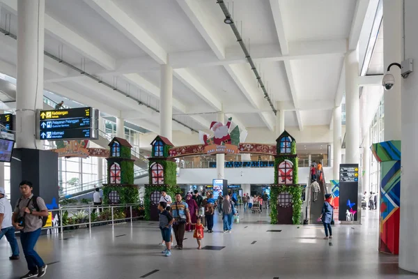 Medan Indonezja Styczeń 2019 Architektura Międzynarodowego Lotniska Kualanamu Medan Północna — Zdjęcie stockowe