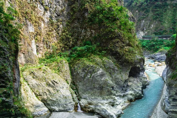 Parque Nacional Taroko Desfiladeiro Paisagem Hualien Taiwan Canyon Natural Vista — Fotografia de Stock