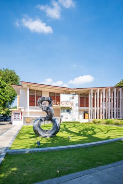 Chiang Mai, Tayland - 11.03.2023: Tayland Para Müzesi, veya Tayland 'ın Chiang Mai kentindeki Hazine Pavyonu. Eski şehir Chiang Mai 'de popüler bir müze..