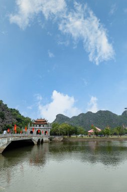  Hoa Lu Ancient Capital gate in Ninh Binh, Vietnam. Hoa Lu was the capital of Vietnam from 968 to 1009