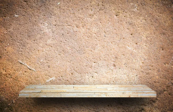 Crème Rock Counter Plank Bruin Rock Textuur — Stockfoto