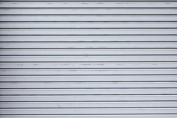 Gray Store Retail Metal Gate Wall Closed — Stock Photo, Image