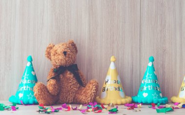 Çocuk doğum günü partisi şeyler kopyalama alanı için ayarlanmış