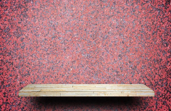 Contador Prateleira Pedra Amarela Textura Pedra Vermelha — Fotografia de Stock