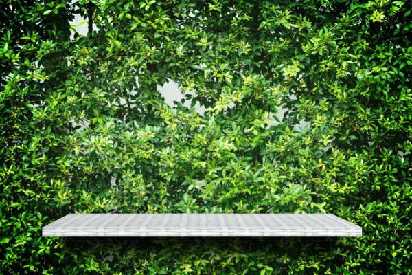 Weaver Houten Plank Counter Tuin Muur Voor Textuur Achtergrond — Stockfoto