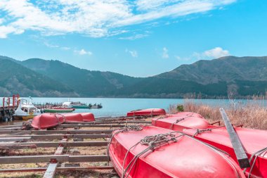 Hakone Ashi Gölü'nde Tekne Kiralama, Japonya