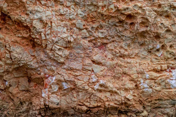 Поверхность слоя Orange Red Rock для текстурного фона — стоковое фото