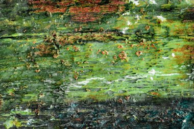 Doku ve sırt için yeşil ve kırmızı Rock renkli doku jeolojisi