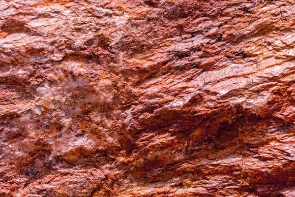 Red Rock camada de superfície para fundo textura — Fotografia de Stock