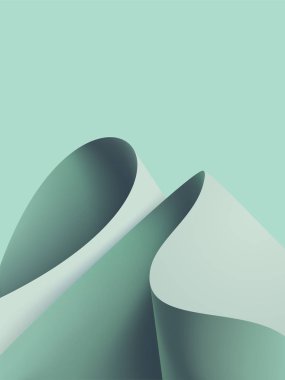 Arka plan. Bent ile turkuaz parça kağıt. Vektör arka plan Eps10