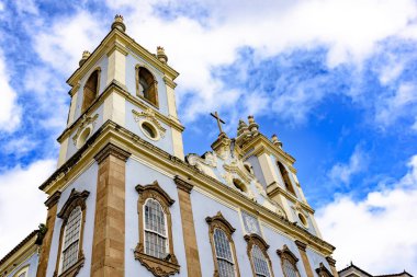 Eski bir kilise Savador Bahia tespih Our Lady, Barok ve sömürge tarzı 18. yüzyılda inşa edilen cephe