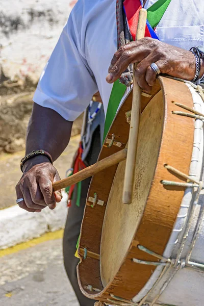 Tambores Étnicos Utilizados Fiestas Religiosas Lagoa Santa Minas Gerais Cerca —  Fotos de Stock