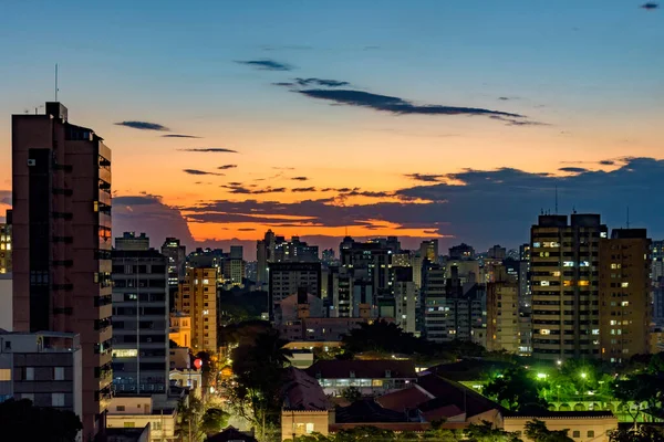 Urban View City Belo Horizonte Minas Gerais Dusk Its Buildings — Stock Photo, Image