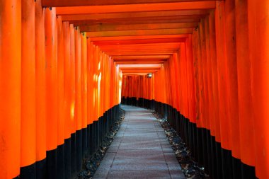 Fushimi Inari Shrine(Fushimi Inari Taisha), Senbon yakın. Fushimi Inari tapınak tapınak Inari.This Kyoto, Japonya Fushimi koğuşta bulunan Tanrı'nın olduğunu.