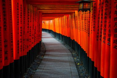 Fushimi Inari Shrine(Fushimi Inari Taisha), Senbon yakın. Fushimi Inari tapınak tapınak Inari.This Kyoto, Japonya Fushimi koğuşta bulunan Tanrı'nın olduğunu.