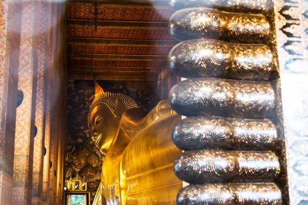 Bangkok Thajsko Listopadu 2017 Ležící Buddha Temple Temple Ležící Chrám — Stock fotografie