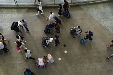 Bangkok,Tayland-8 Temmuz 2019 :Don Mue yolcusu ile iç mekan