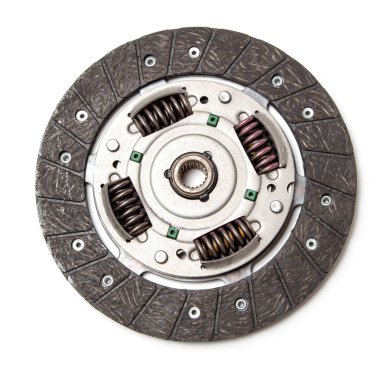 Clutch disc isolated on white. clipart