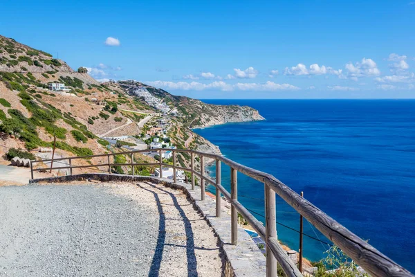 güzel yaz peyzaj Yalı adasında Crete, Yunanistan