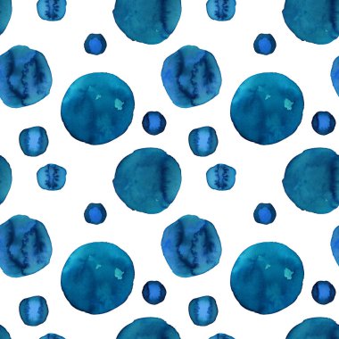 Sulu boya Dikişsiz desen noktalar ile. Çizilmiş tasarım, beyaz arka plan ver. Davetiye tasarımı için tebrik kartları.