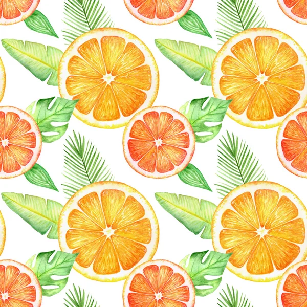 Narenciye dilim meyve suluboya çizilmiş desen ver. Portakal, limon, beyaz arka plan üzerinde izole limon. Davetiye, tebrik kartları, duvar kağıtları, afiş, web ve baskı tasarımı için