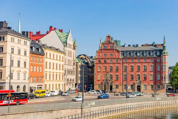 Estocolmo Suécia Junho 2019 Vista Panorâmica Panorâmica Panorâmica Gamla Stan — Fotografia de Stock