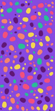 Renkli taşların kusursuz arkaplan deseni. Geometrik daire pankart şablonu. Doku