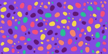 Renkli taşların kusursuz arkaplan deseni. Geometrik daire pankart şablonu. Doku