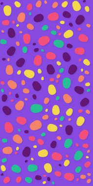 Renkli taşların kusursuz arkaplan deseni. Geometrik daire pankart şablonu. Doku