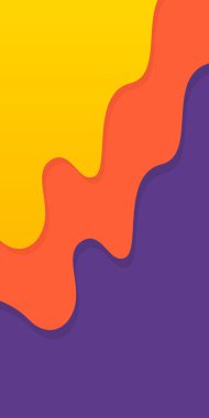 Üç boyutlu dalgalar parlak uzayda soyut arka plan örtüşmesi ve renkli şekil efekti süslemesi. Web afişi, el ilanı, kart veya broşür kapağı için modern grafik tasarım biçimi biçimi kavramı