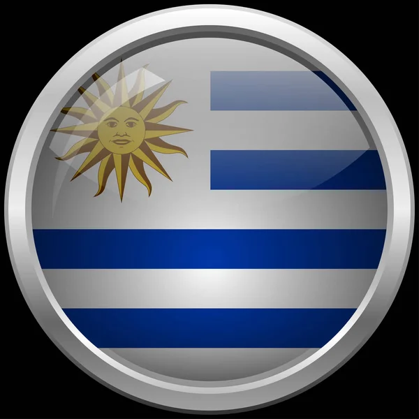 Векторная Иллюстрация Флага Уругвая — стоковый вектор