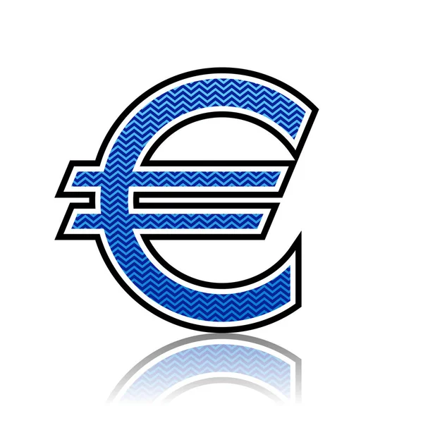 Euro icon vector illustration — Stock Vector