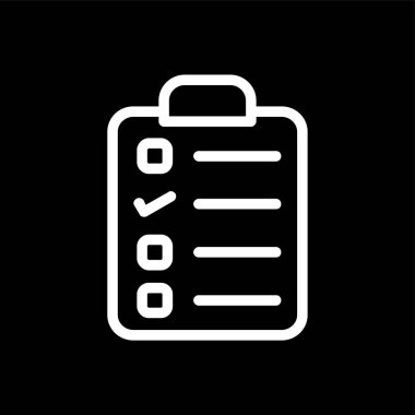 notepad simgesi, vektör illüstrasyonu basit tasarım