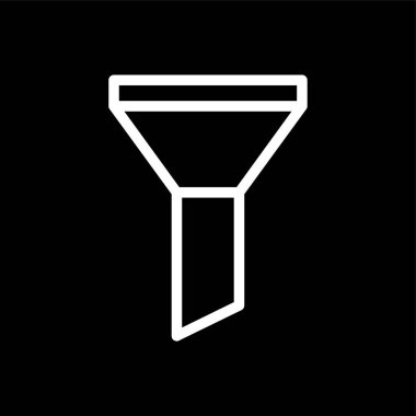 filtre simgesi, vektör illüstrasyonu basit tasarım