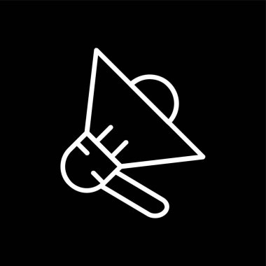 megafon simgesi, vektör illüstrasyonu basit tasarım