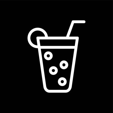 Limonata simgesi, vektör illüstrasyonu basit tasarım